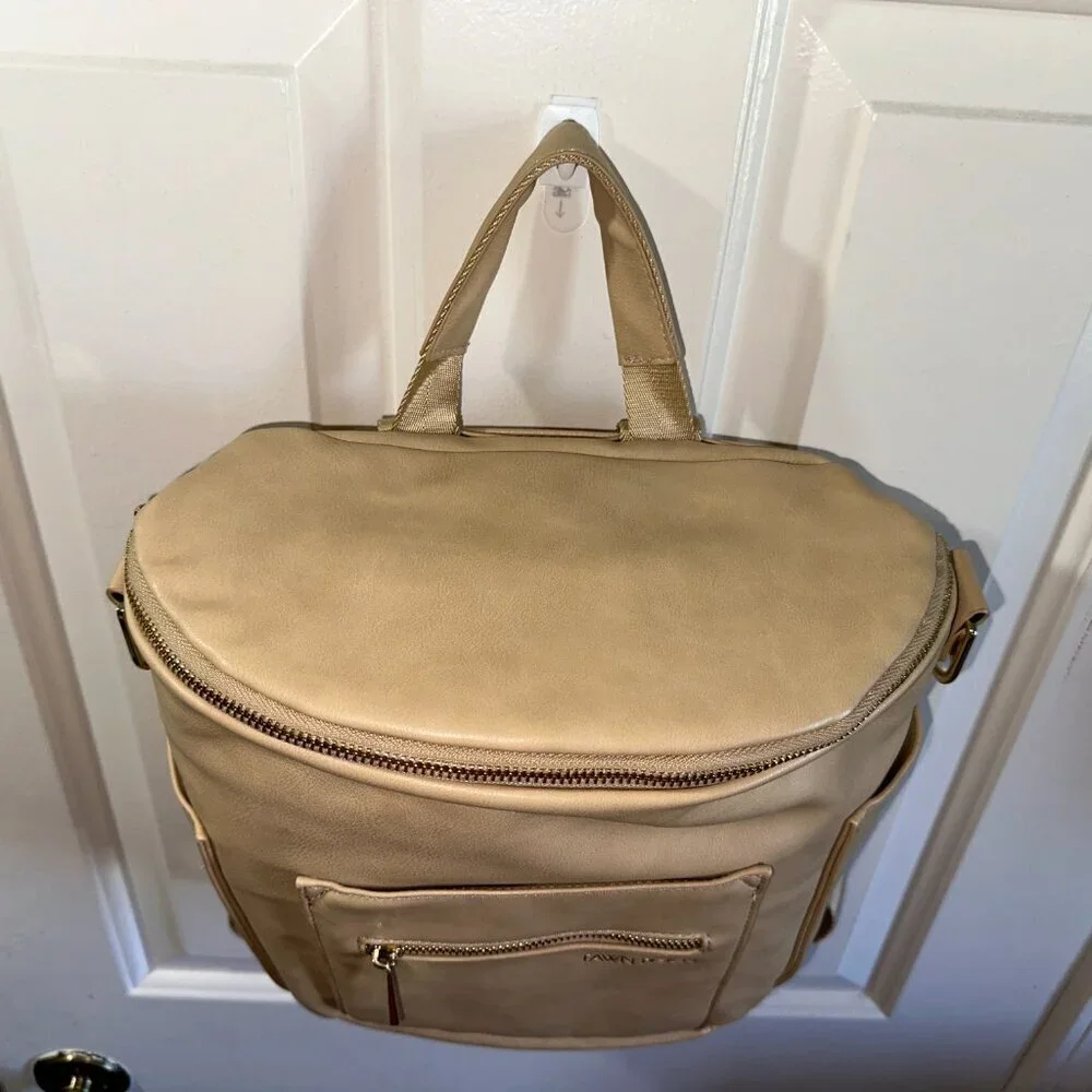 NEW Fawn Design Original Diaper Bag - Beige - Backpack